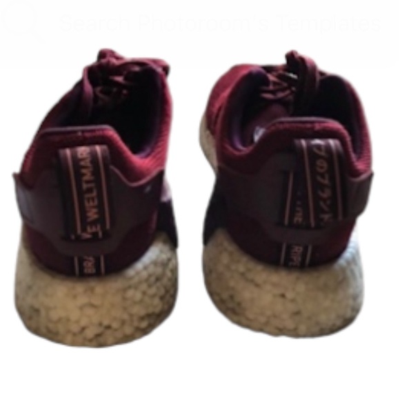 ⚡️ Adidas Boost Burgundy Sneakers Athletic Shoes - Size 7.5 ⚡️ - Picture 3 of 8